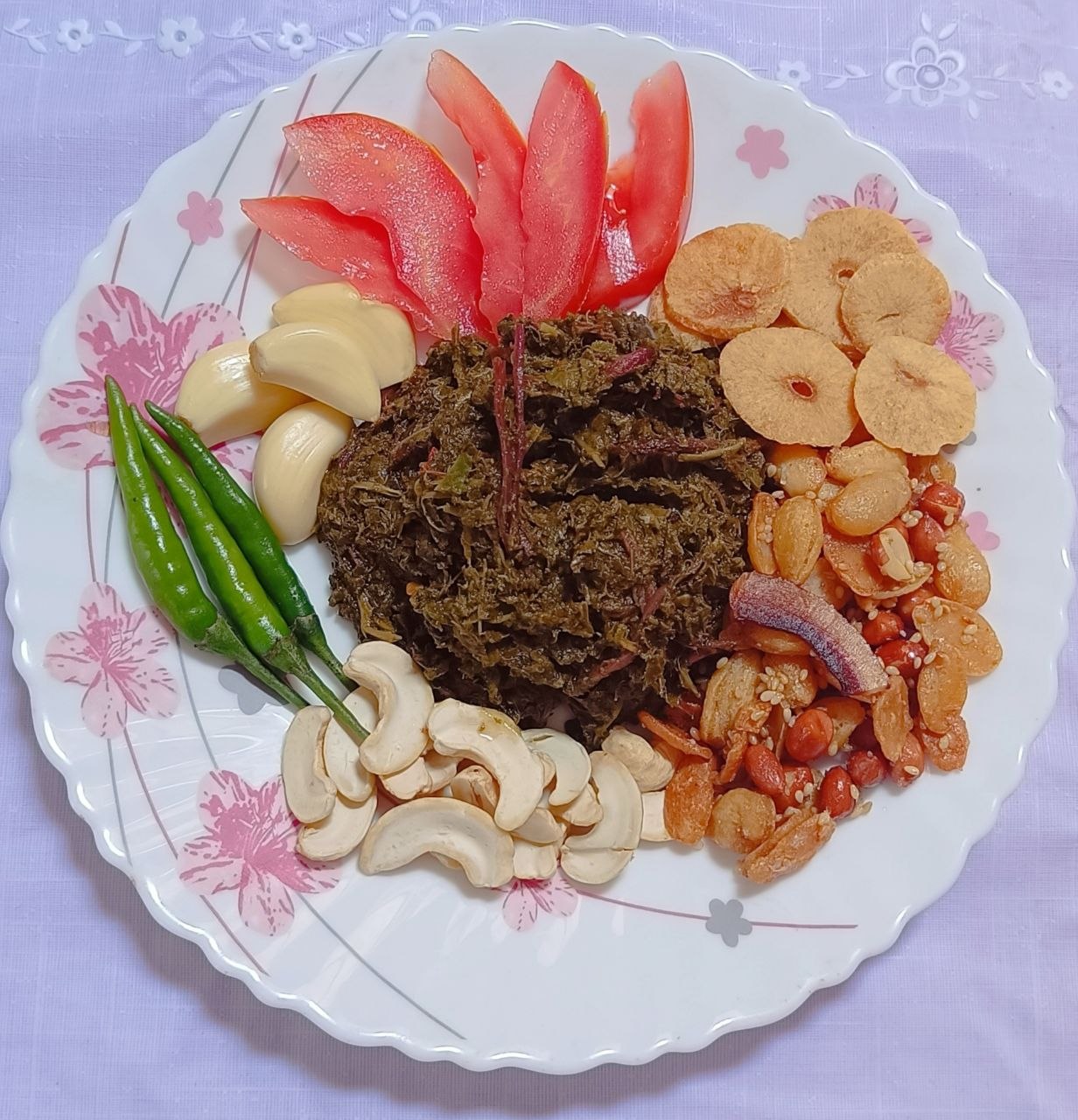 ဆိတ်လက်ဖက်ထောင်း Pounded Mutton Pickled Tea Leaves